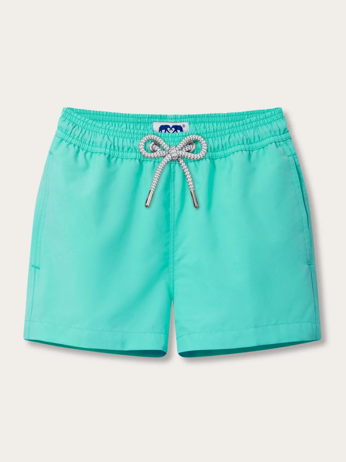 Boys Cay Green Staniel Swim Trunks