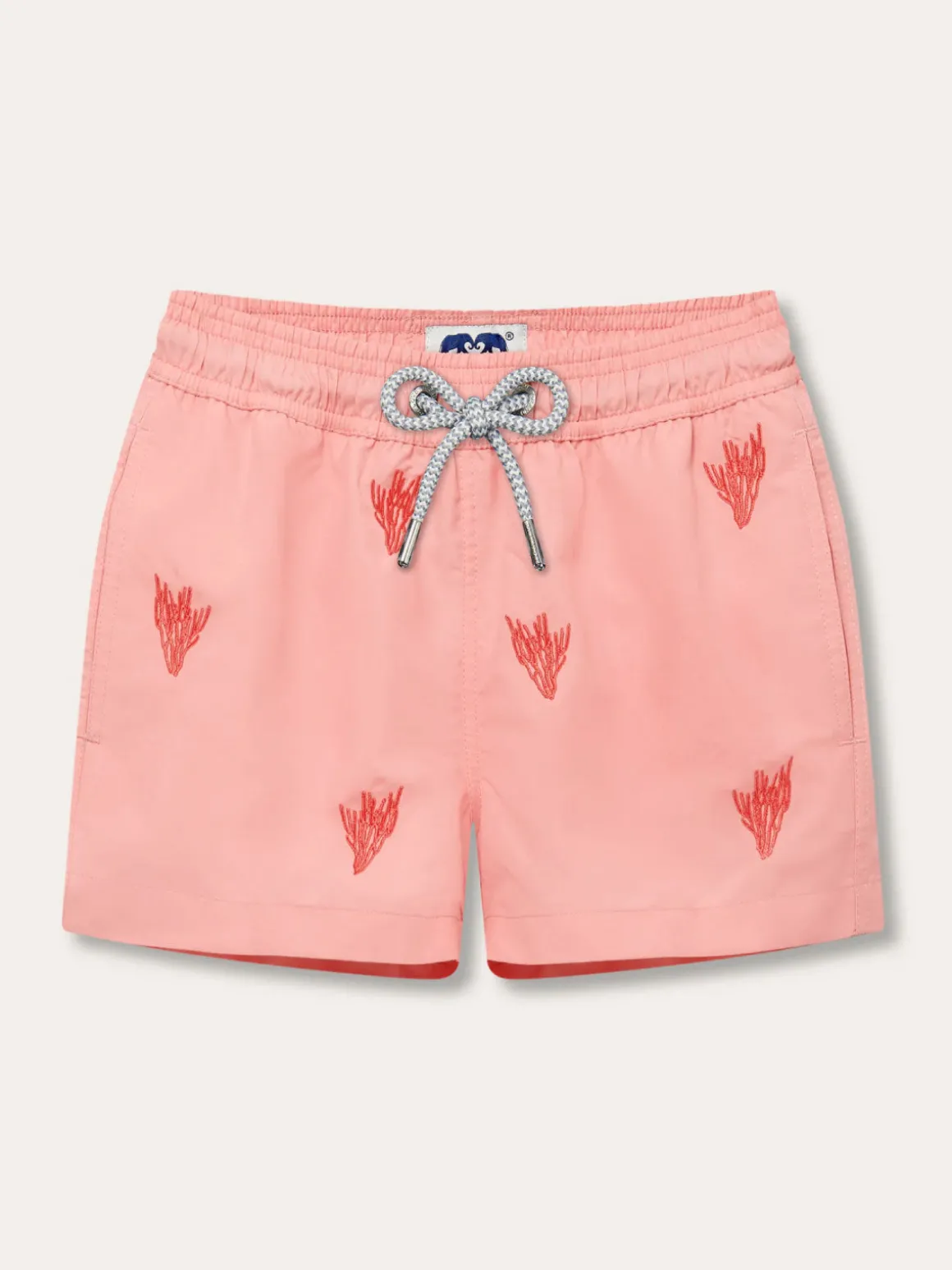 Boys Coral Colony Embroidered Staniel Swim Trunks
