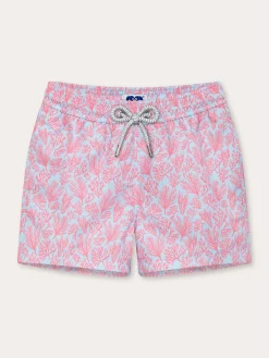 Boys Crazy Coral Staniel Swim Trunks