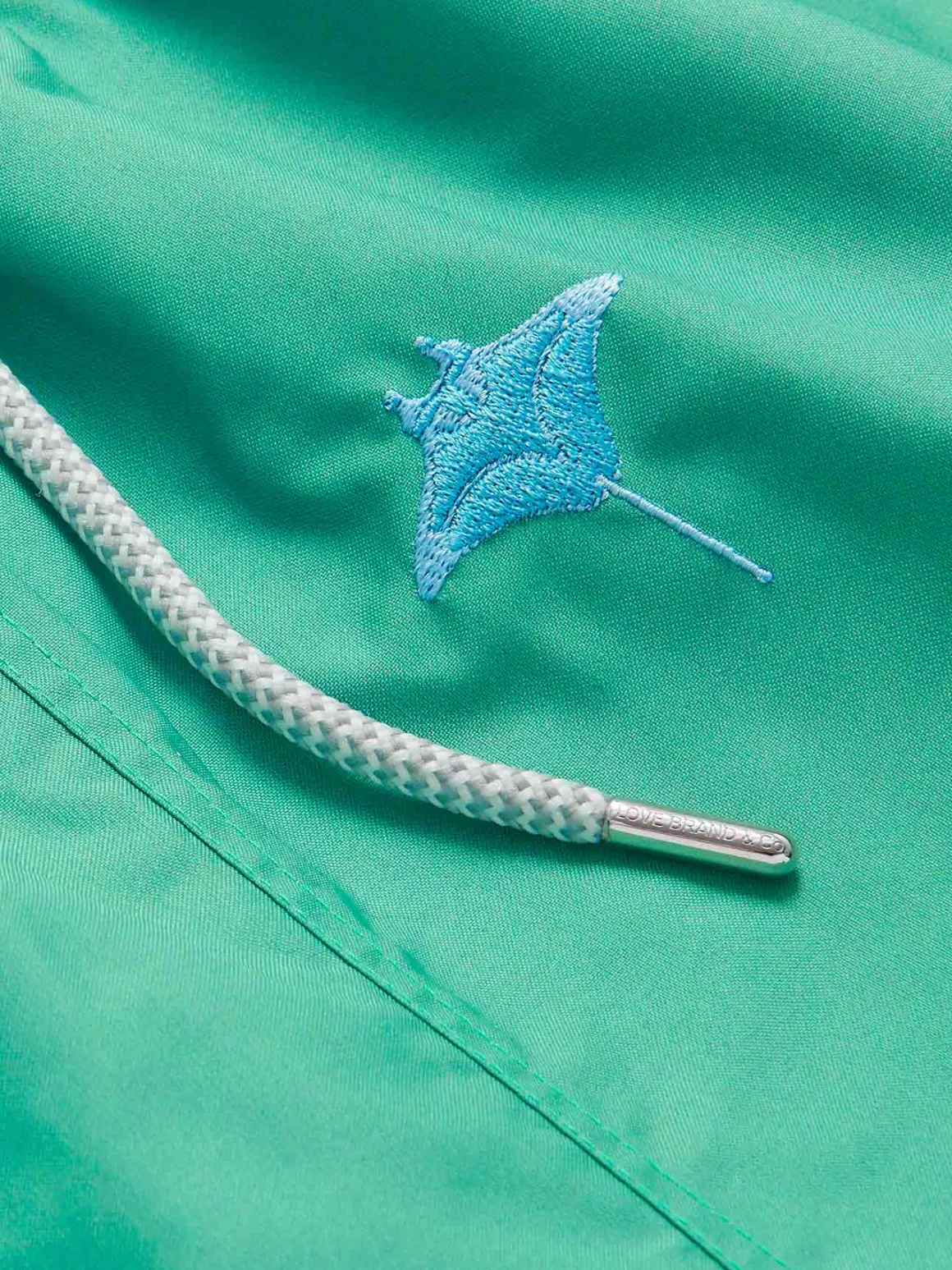 Boys Manta Migration Embroidered Swim Shorts