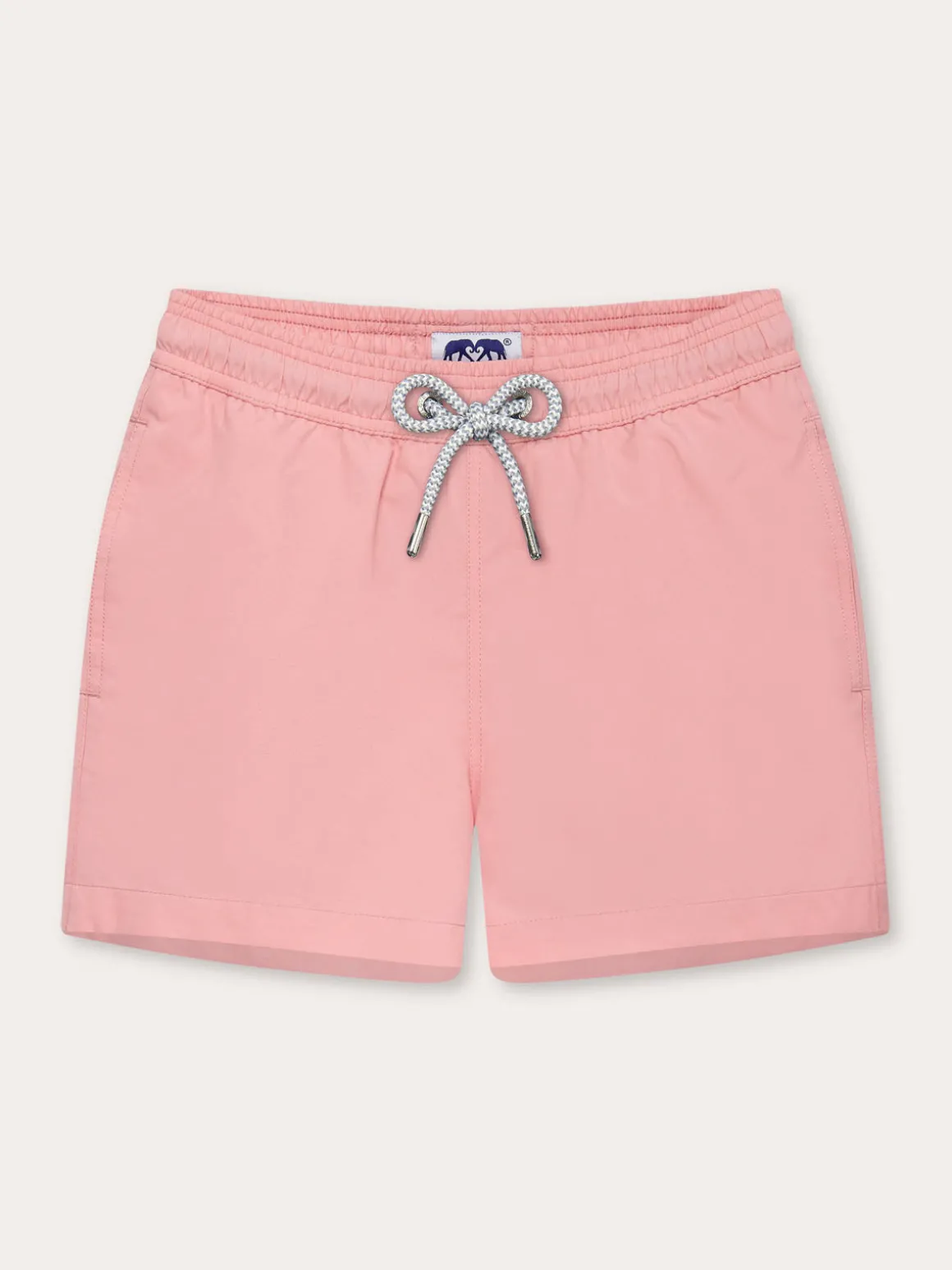 Boys Pastel Pink Swim Trunks
