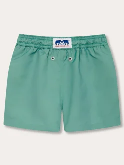 Boys Riviera Green Staniel Swim Trunks