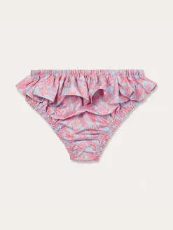 Girls Crazy Coral Calabash Bikini Bottoms