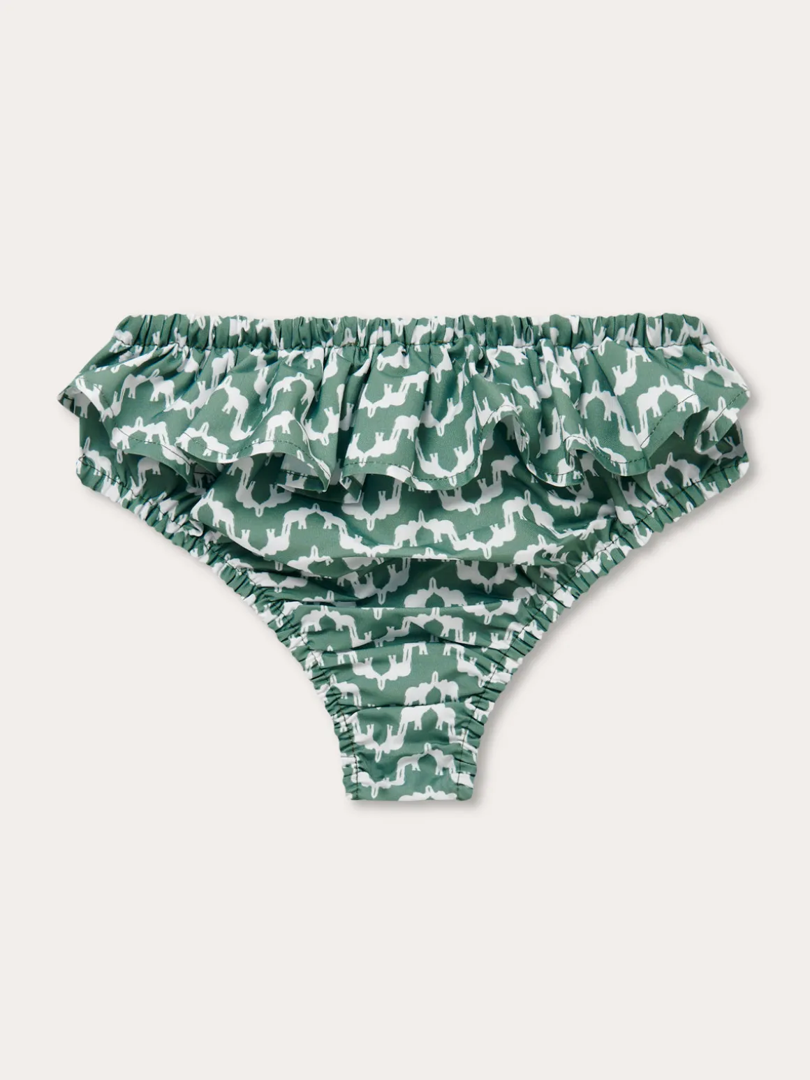 Girls Elephant Palace Green Bikini Bottoms