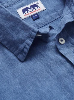 Kids Deep Blue Abaco Linen Shirt