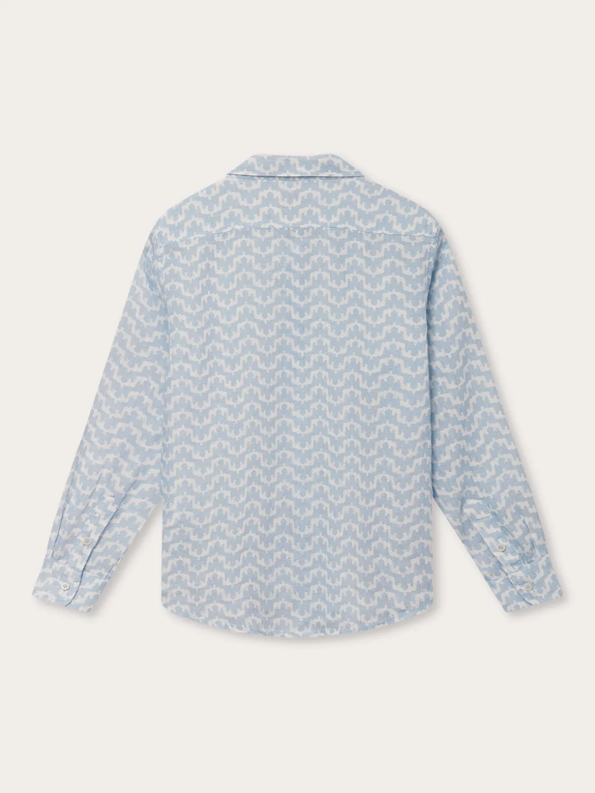 Kids Elephant Palace Sky Abaco Linen Shirt