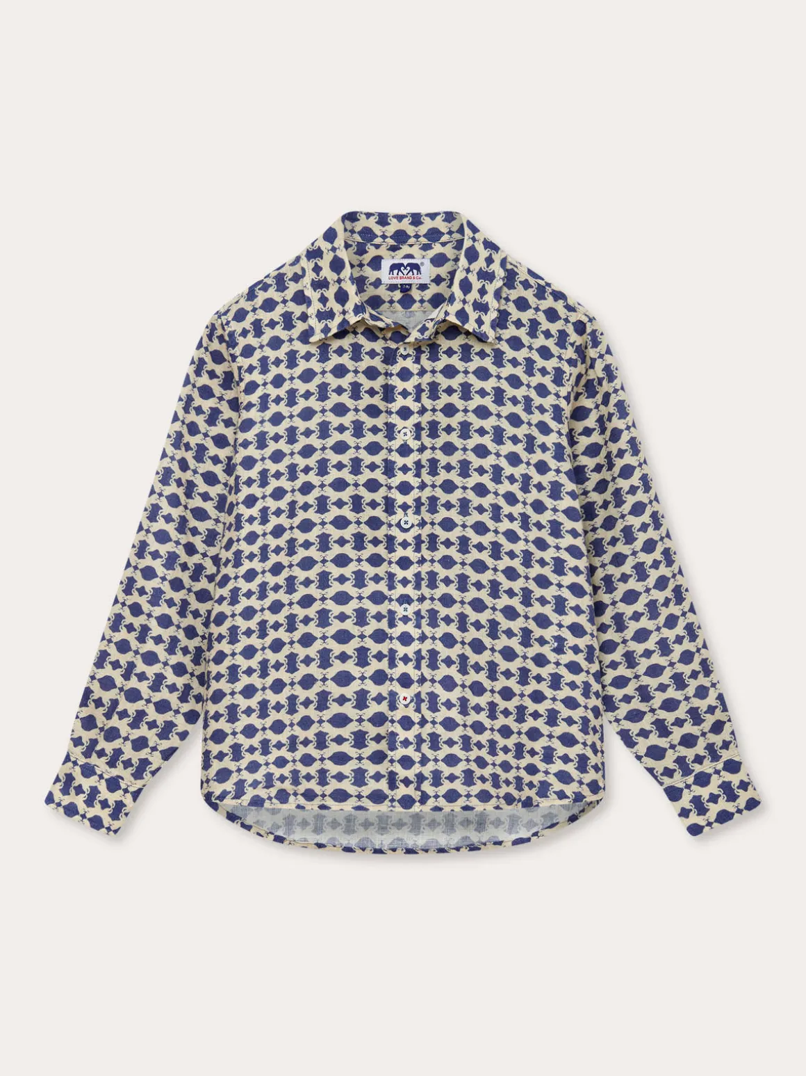 Kids Eye Of The Tiger Abaco Linen Shirt