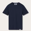Kids Lockhart Navy Blue Cotton T-Shirt