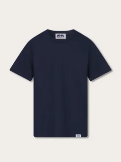 Kids Lockhart Navy Blue Cotton T-Shirt
