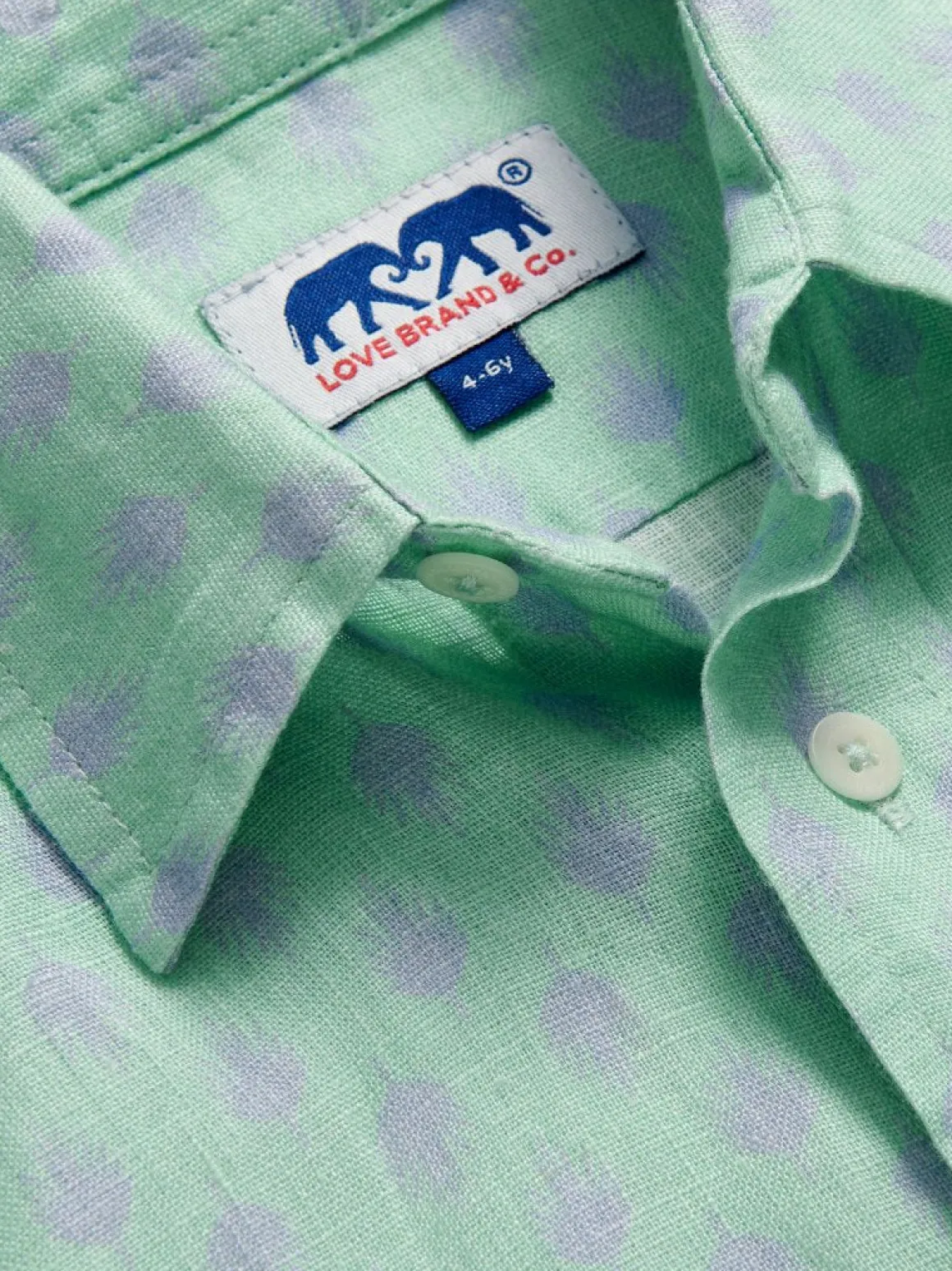 Kids Palm Days Abaco Linen Shirt