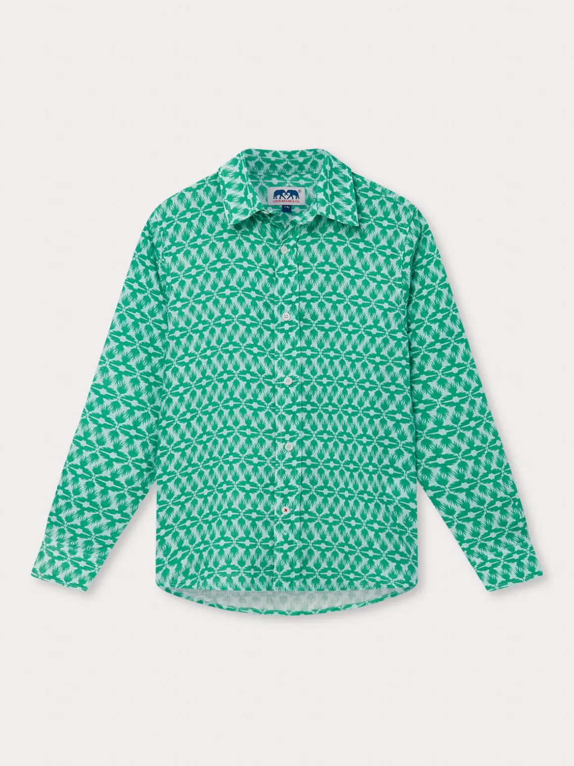 Kids Palm Eagle Abaco Linen Shirt
