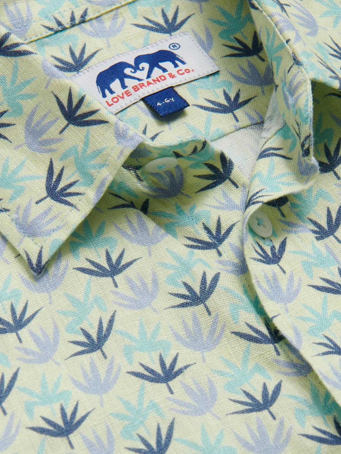 Kids Palm Sugar Abaco Linen Shirt
