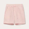 Kids Pastel Pink Joulter Linen Shorts
