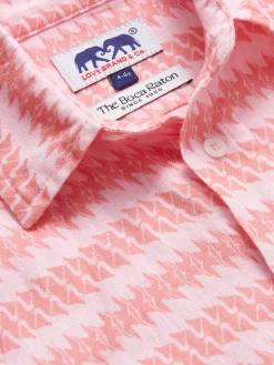 Kids Roseate Spoonbill Abaco Linen Shirt