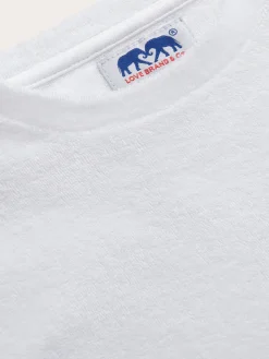 Kids White Russell Terry T-Shirt