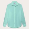 Men's Cay Green Abaco Linen Shirt