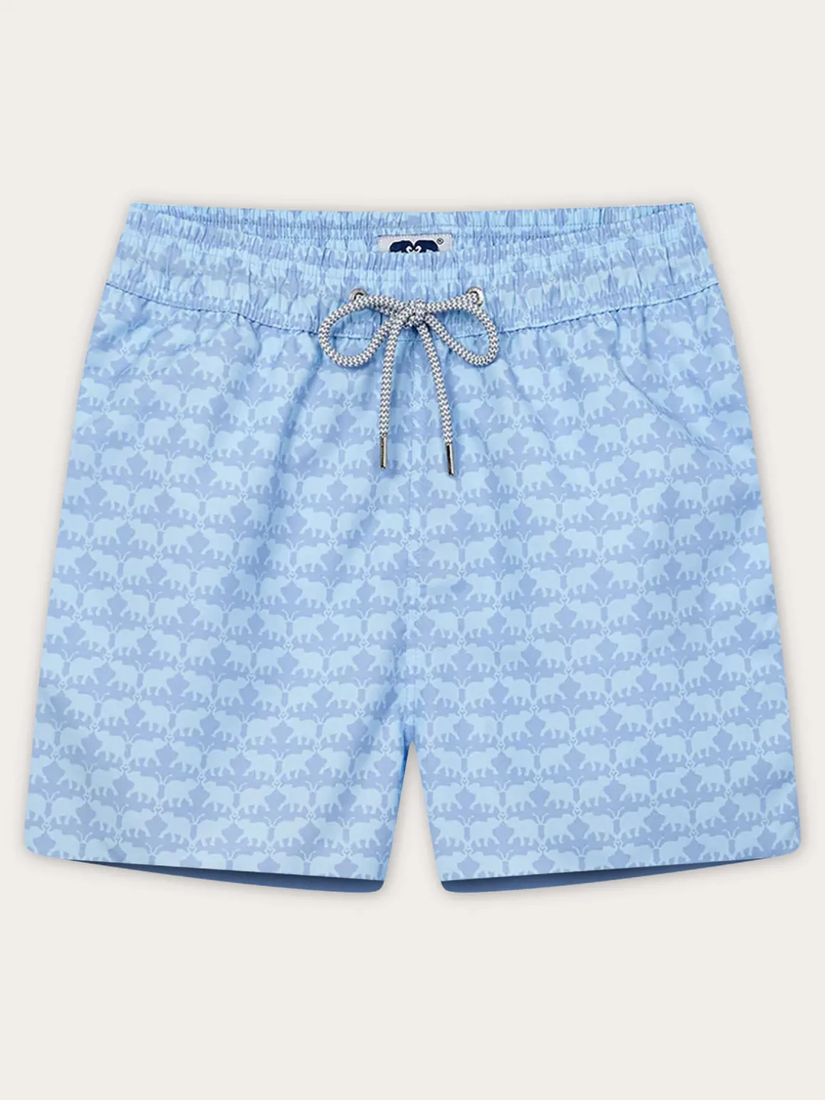 Men's Elephant Dance Blue Staniel Swim Trunks