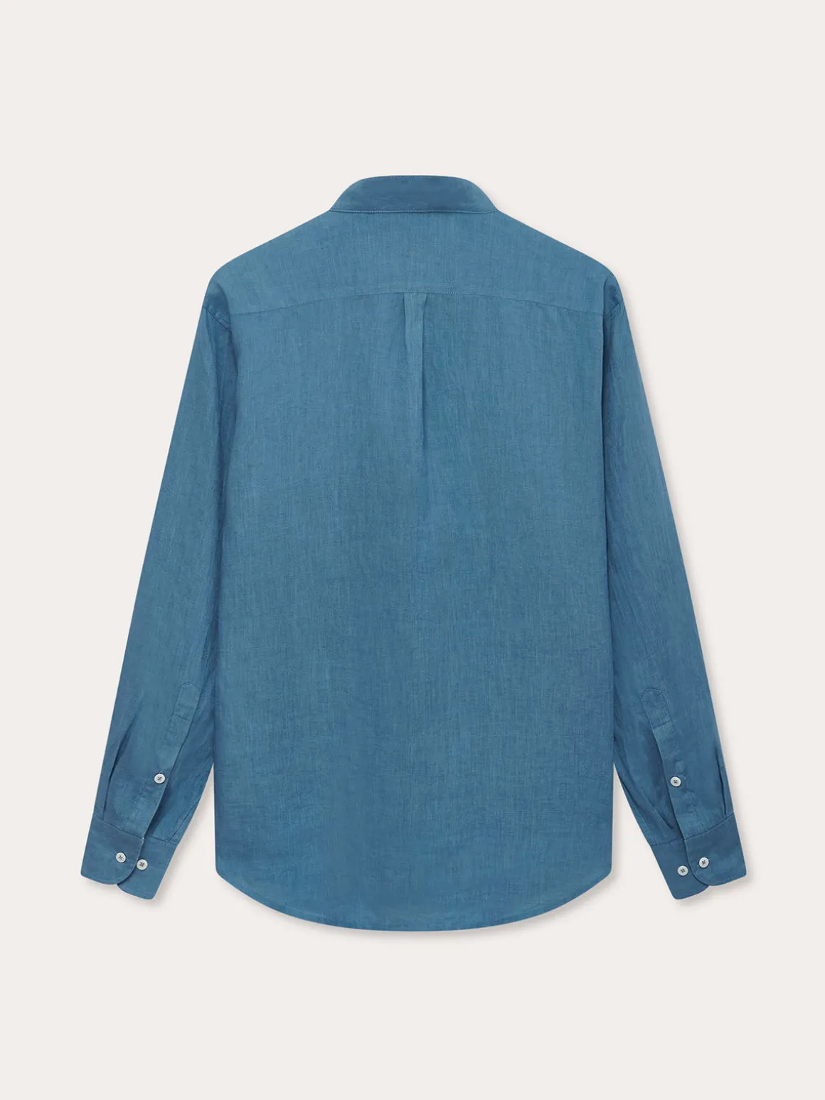 Men's Elephant Palace Blue Maycock Linen Shirt