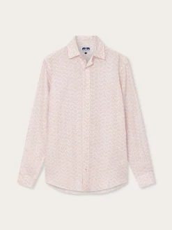 Men's Elephant Palace Pink Abaco Linen Shirt