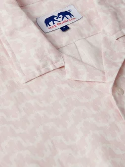 Men's Elephant Palace Pink Arawak Linen Shirt