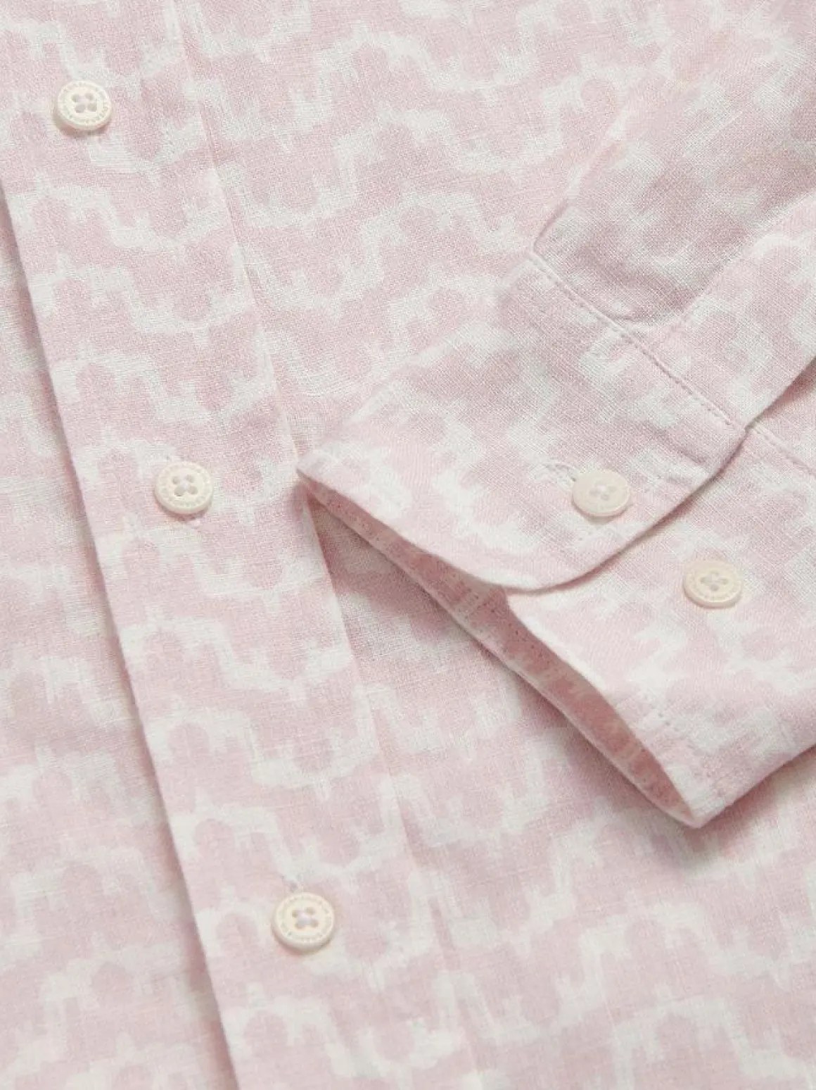 Men's Elephant Palace Pink Abaco Linen Shirt