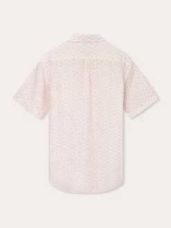 Men's Elephant Palace Pink Arawak Linen Shirt