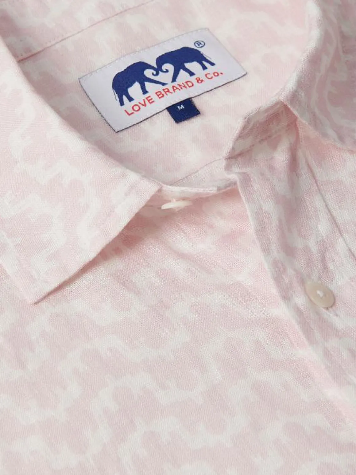 Men's Elephant Palace Pink Abaco Linen Shirt