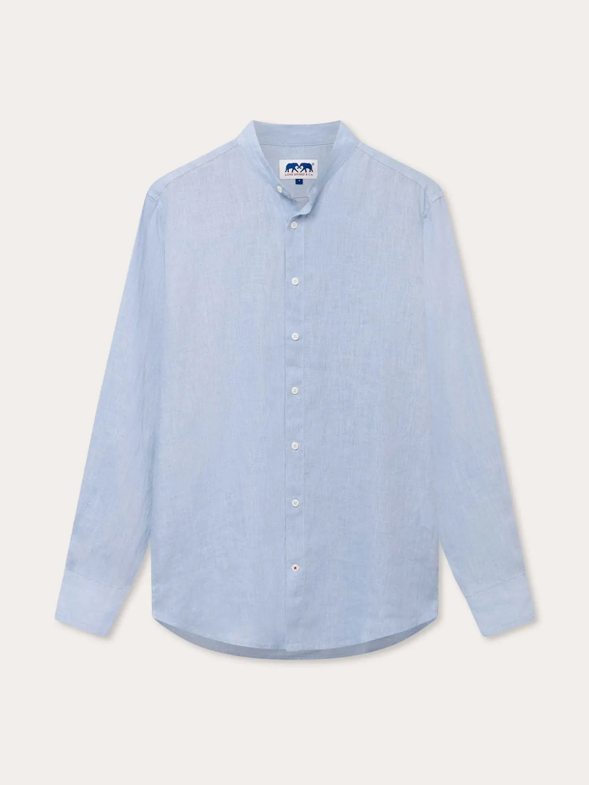 Men's Elephant Palace Sky Maycock Linen Shirt