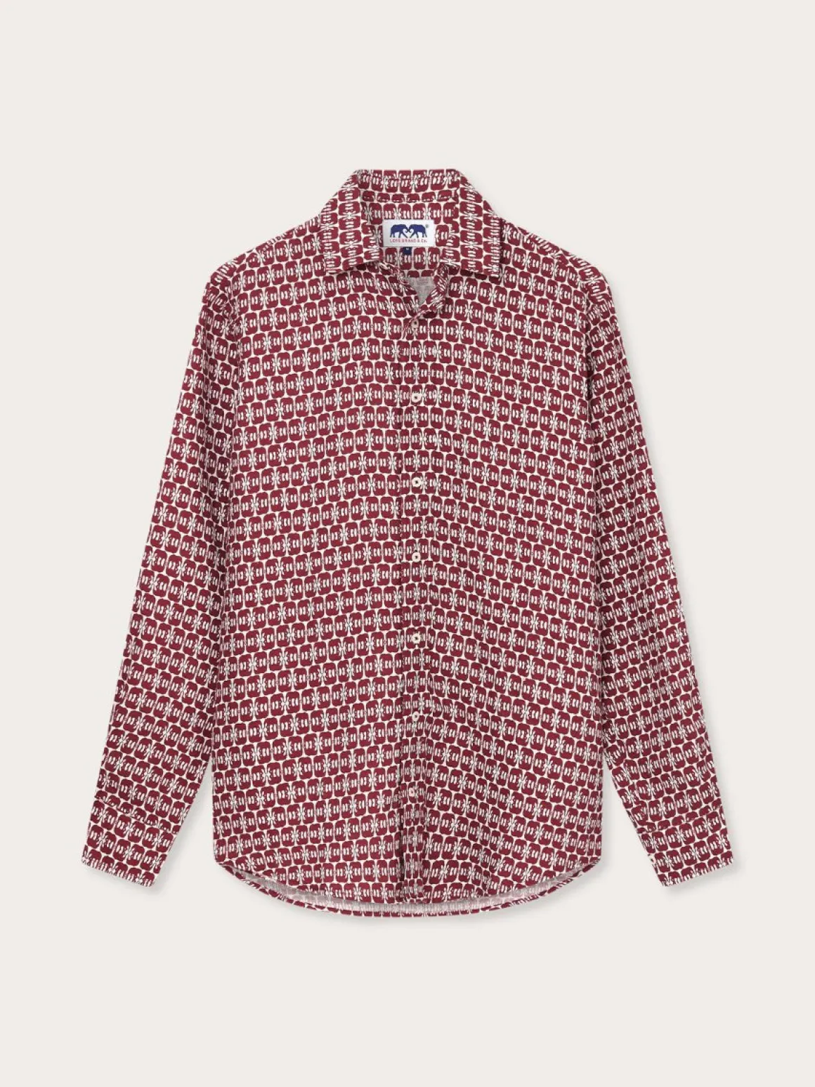 Men's Elephants of India Abaco Linen Shirt