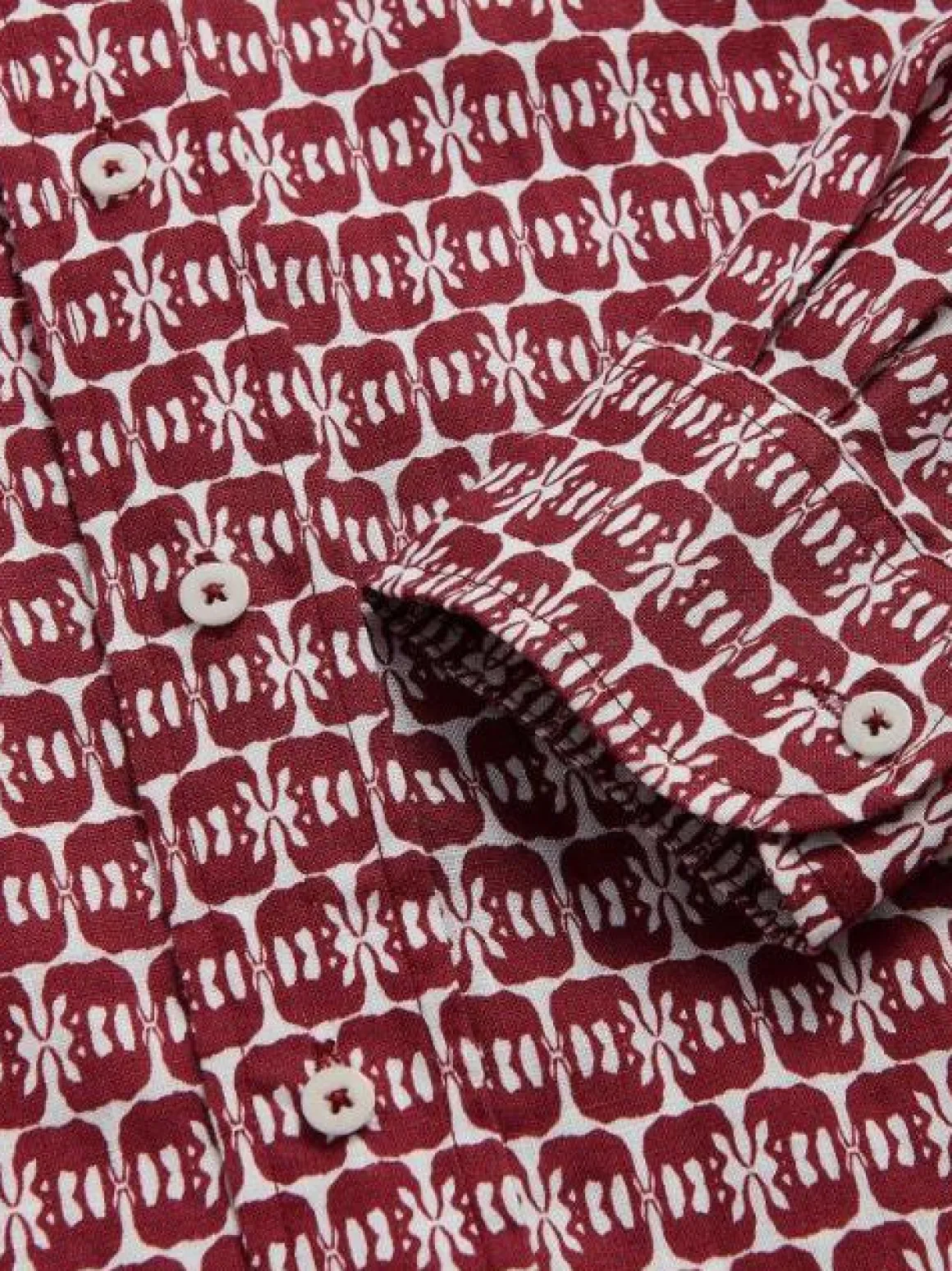 Men's Elephants of India Abaco Linen Shirt