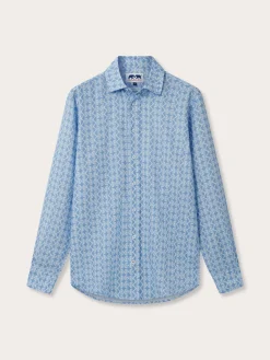 Men's Kissing Fish Abaco Linen Shirt