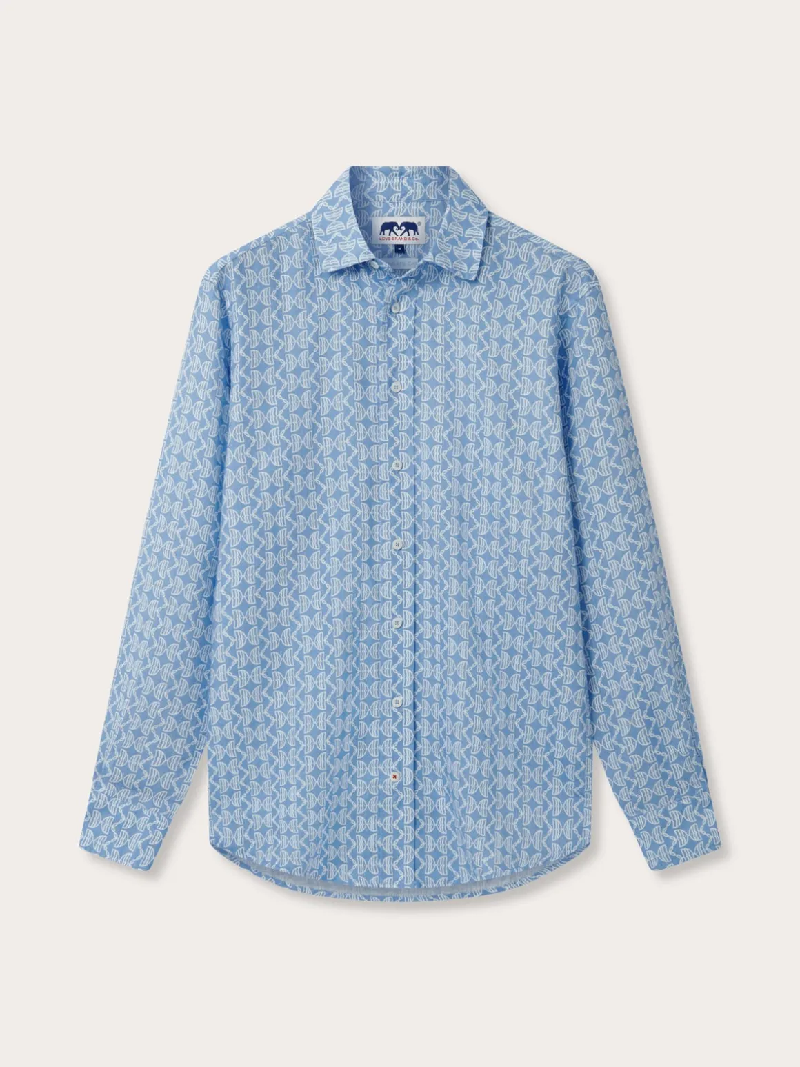Men's Kissing Fish Abaco Linen Shirt