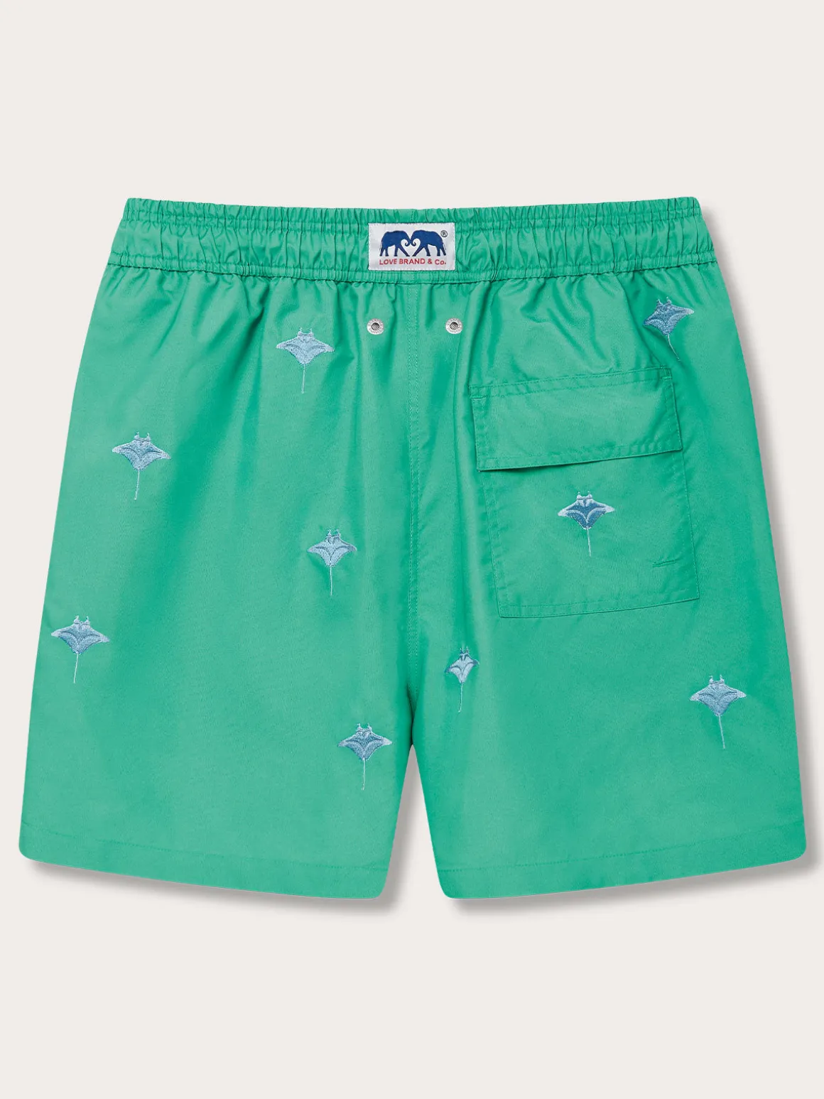 Men's Manta Migration Embroidered Staniel Swim Trunks
