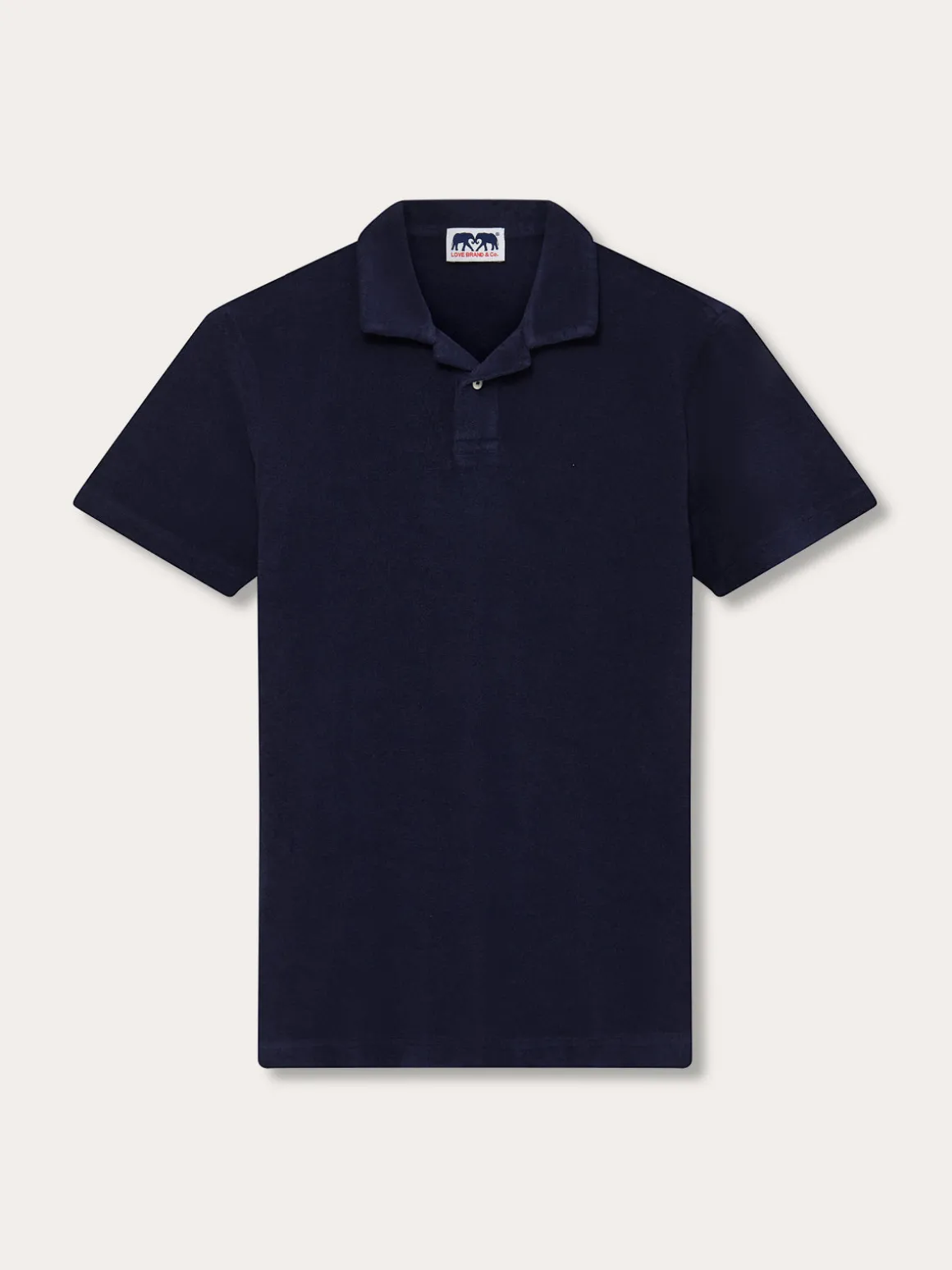 Men's Navy Blue Powell Terry Polo Shirt