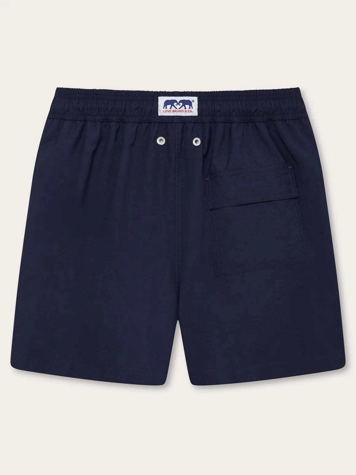 Men's Navy Blue Swim Trunks