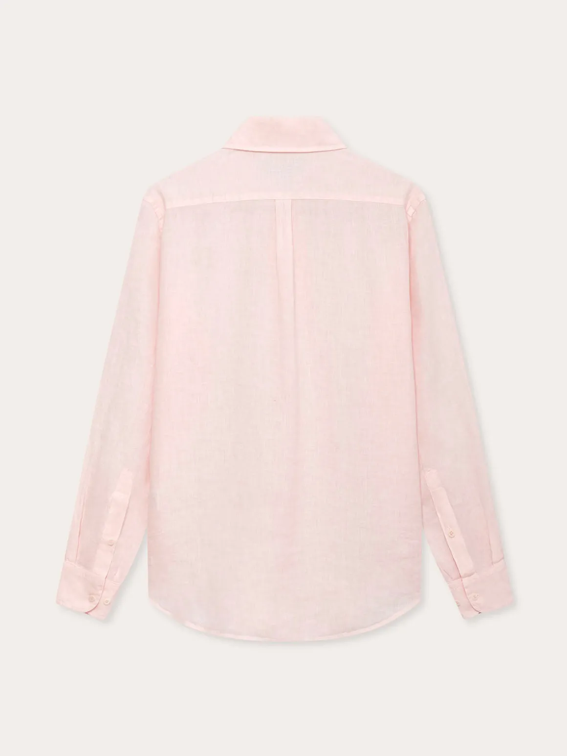 Men's Pastel Pink Abaco Linen Shirt