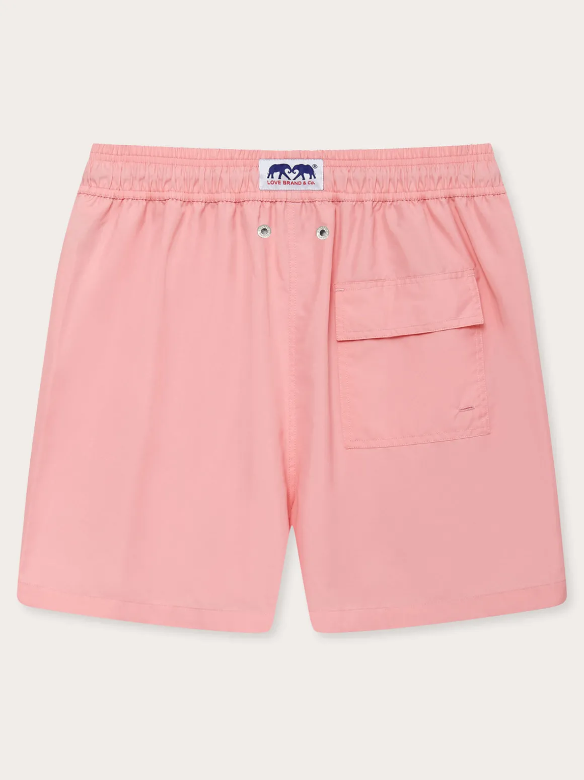Men's Pastel Pink Swim Trunks