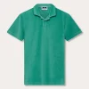 Men's Riviera Green Powell Terry Polo Shirt