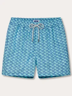 Men's Seahorses and Orcas Staniel Swim Trunks