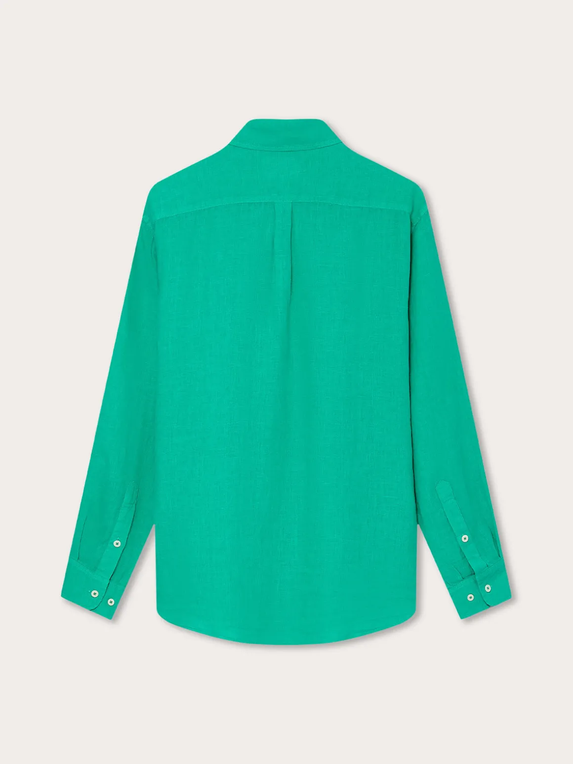 Men's Sicilian Green Abaco Linen Shirt