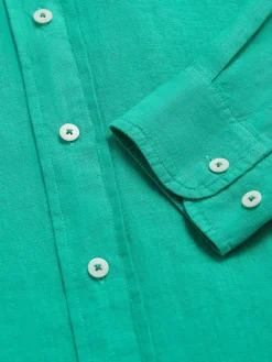 Men's Sicilian Green Abaco Linen Shirt