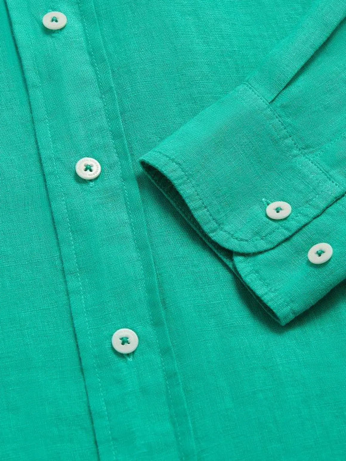 Men's Sicilian Green Abaco Linen Shirt