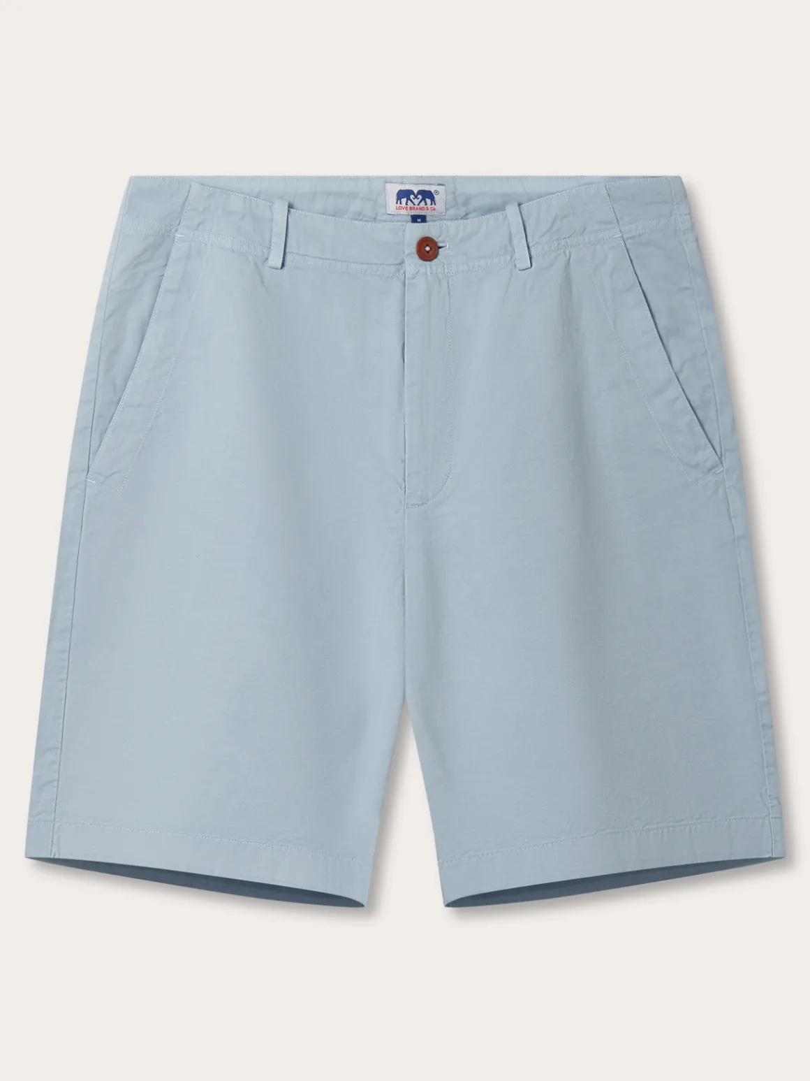Men's Sky Blue Harvey Cotton Shorts