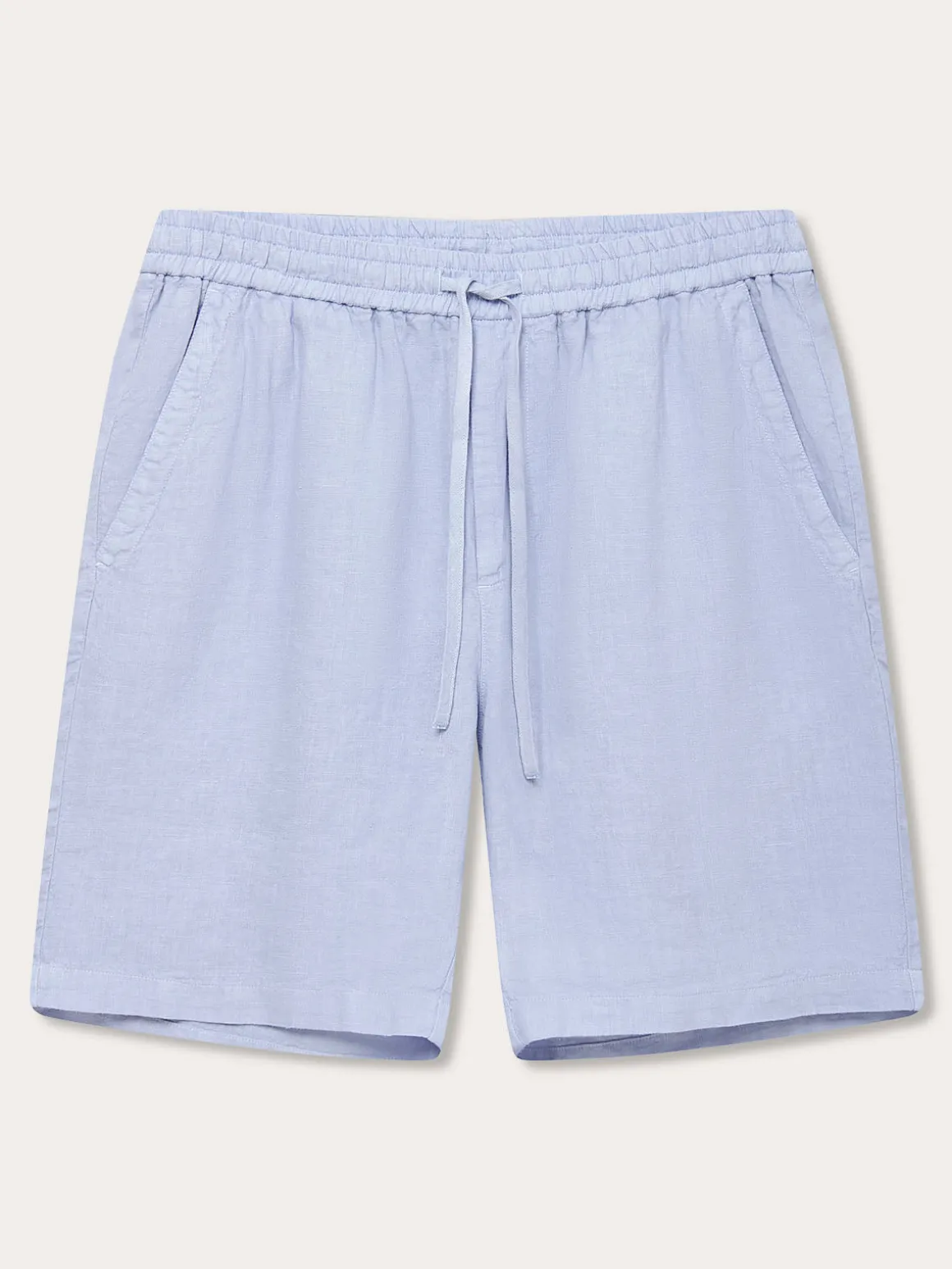 Men's Sky Blue Joulter Linen Shorts