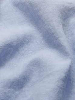 Men's Sky Blue Joulter Linen Shorts