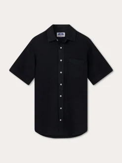 Men's Volcanic Black Manjack Linen Shirt