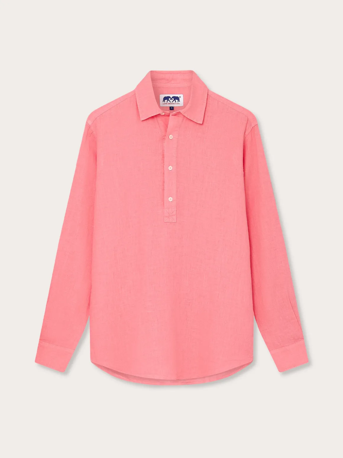 Men's Watermelon Hoffman Linen Shirt