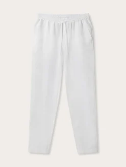 Men's White Eleuthera Linen Trousers