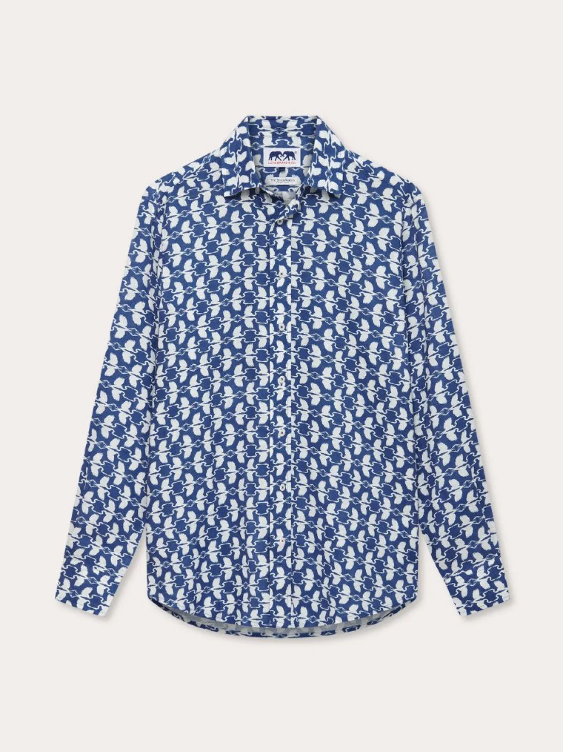 Men's White Heron Abaco Linen Shirt
