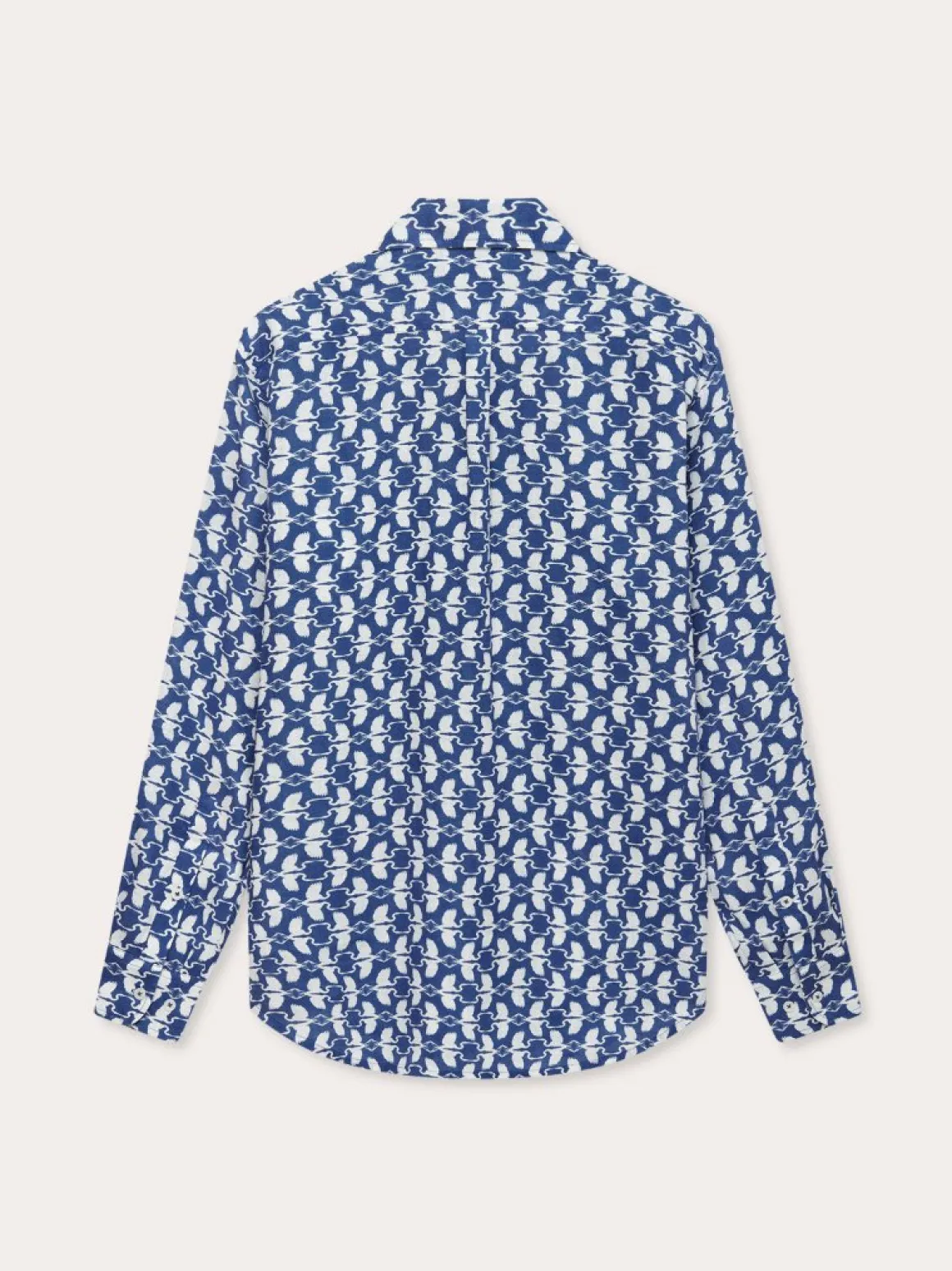 Men's White Heron Abaco Linen Shirt